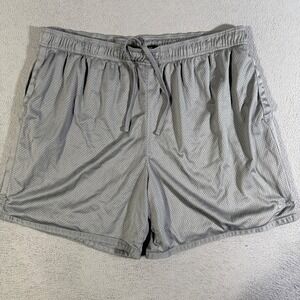 Vintage Starter Mens 2XL Mesh Shorts Gray Athletic Gym Basketball Drawstring‎